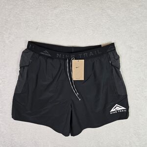 Nike Trail Second Sunrise 5" Brief Lined Running Shorts DV9311-010 Mens L Black